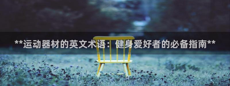 海南意昂体育3：**运动器材的英文术语：健身爱好者的