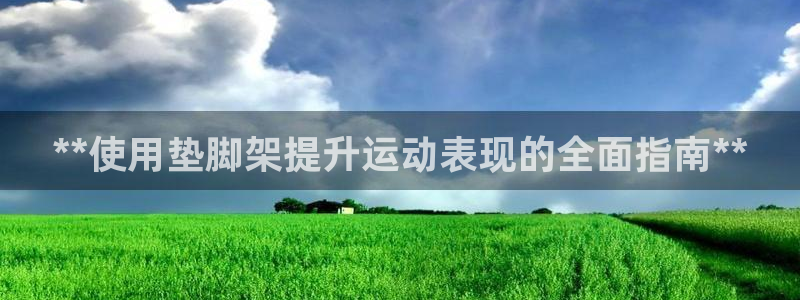 意昂3娱乐40996：**使用垫脚架提升运动表现的全