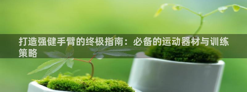 意昂3集团E.ON：打造强健手臂的终极指南：必备的运