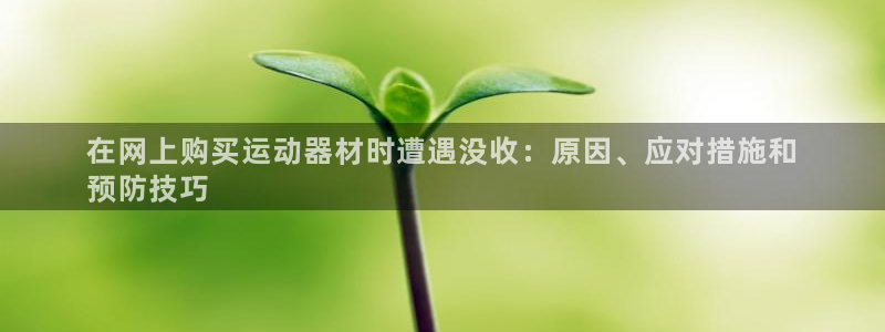 意昂体育3联系电话：在网上购买运动器材时遭遇没收：原因、应对