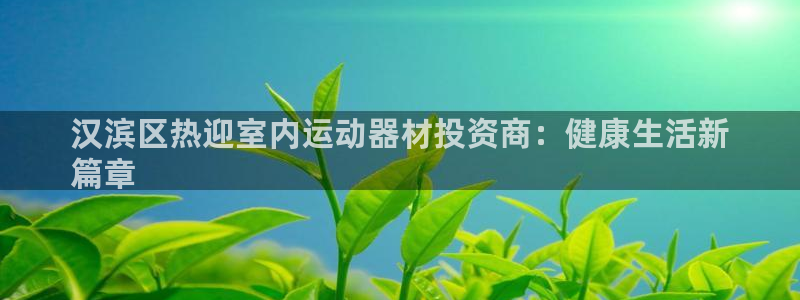 意昂体育3娱乐：汉滨区热迎室内运动器材投资商：健康生